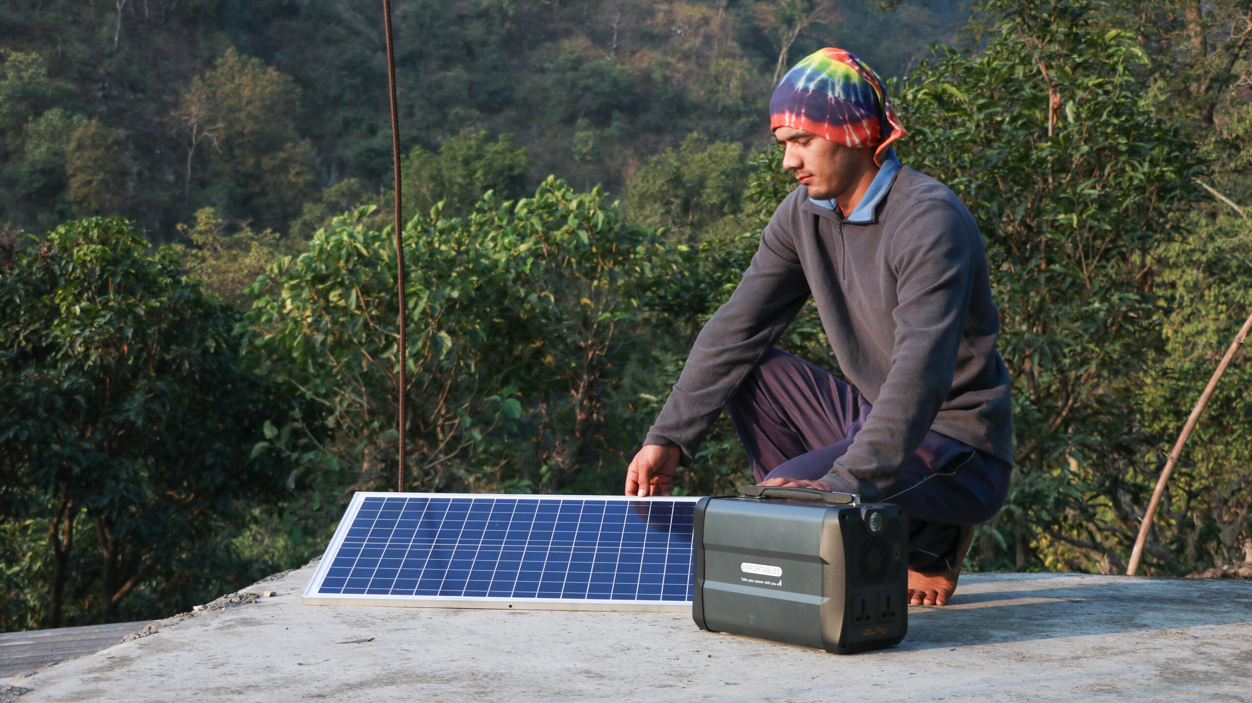 Solar generator for farmers